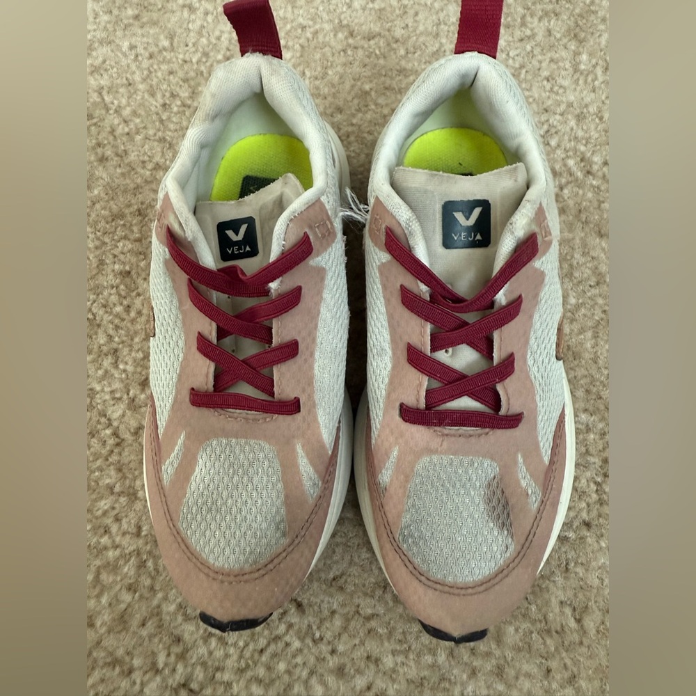Veja Kids Pink Slip On Sneakers